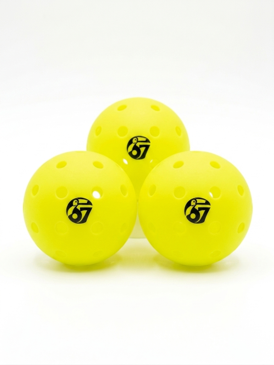 PB67 Outdoor Competition Balls 3-Pack - Yellow