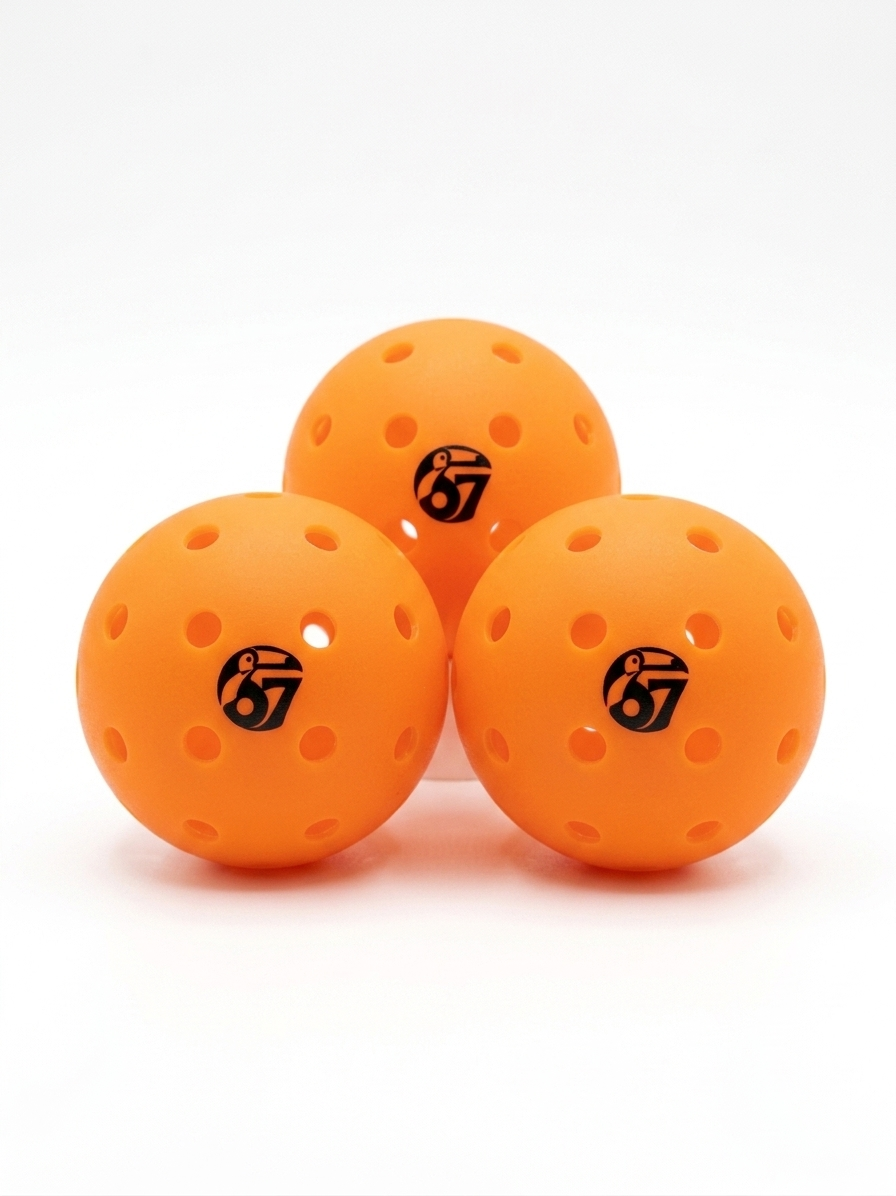 PB67 Outdoor Competition Balls 3-Pack - Orange